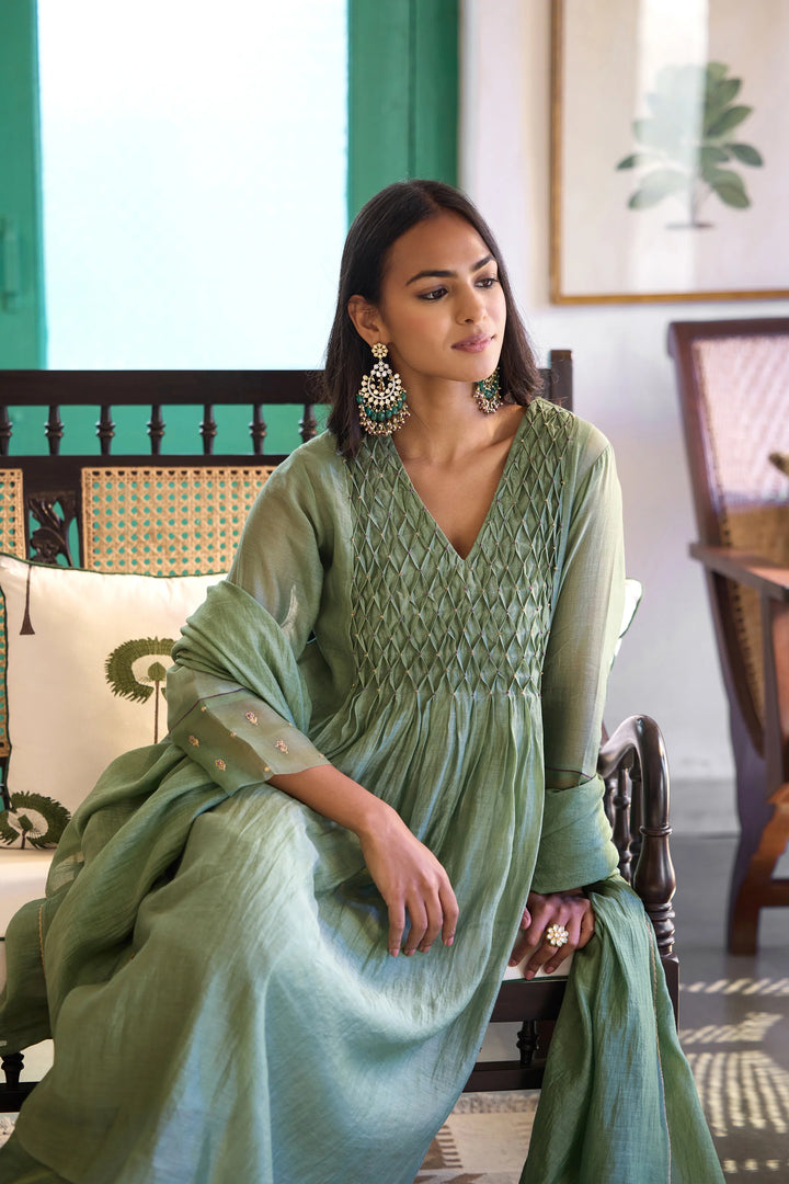 Shikha Dhoop Chaon Kurta Set