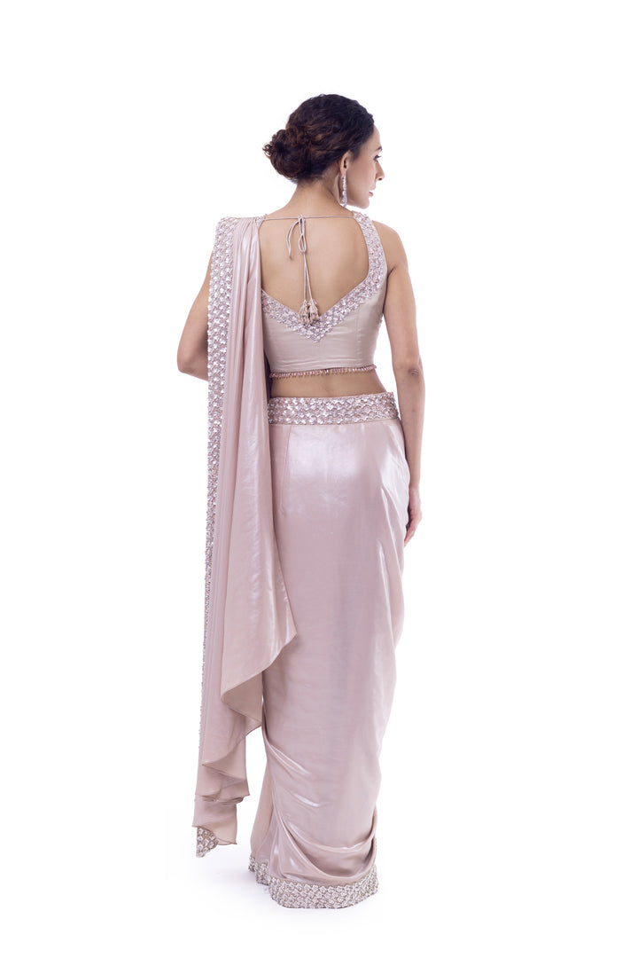 Swarovski embellished Drape Saree