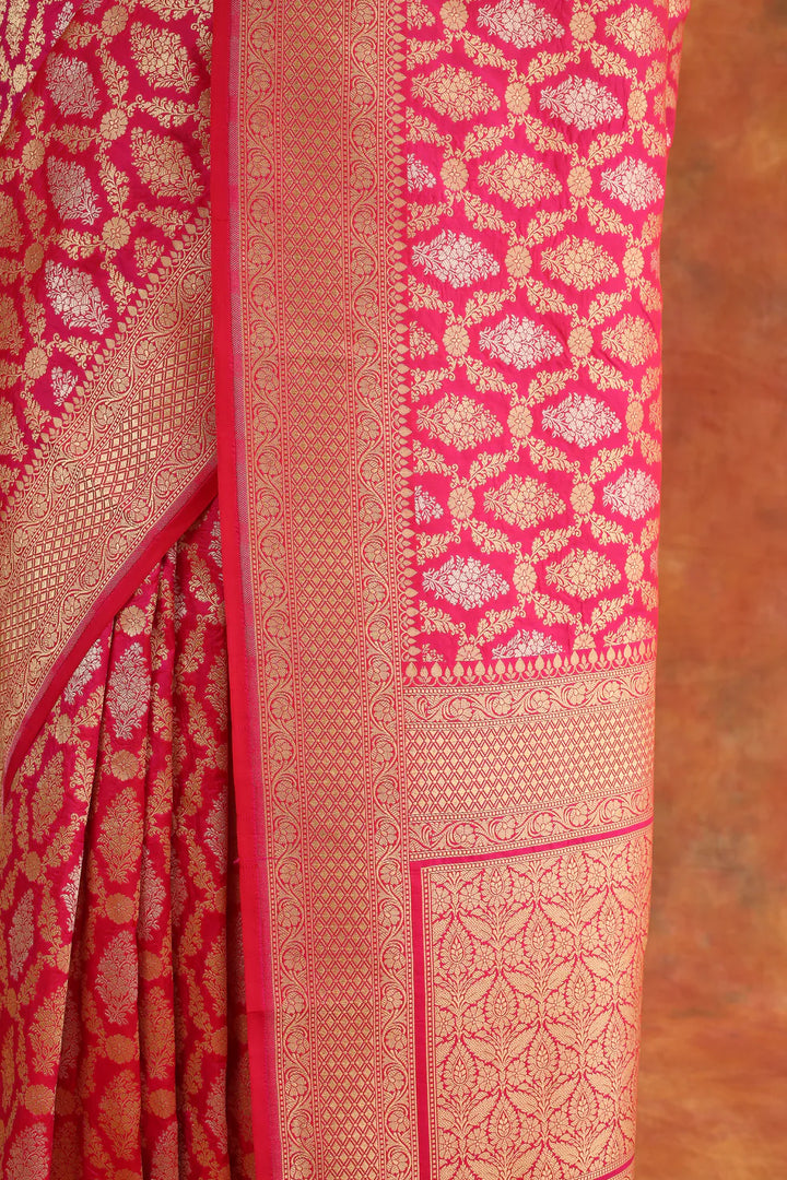 Peony Handwoven Saree