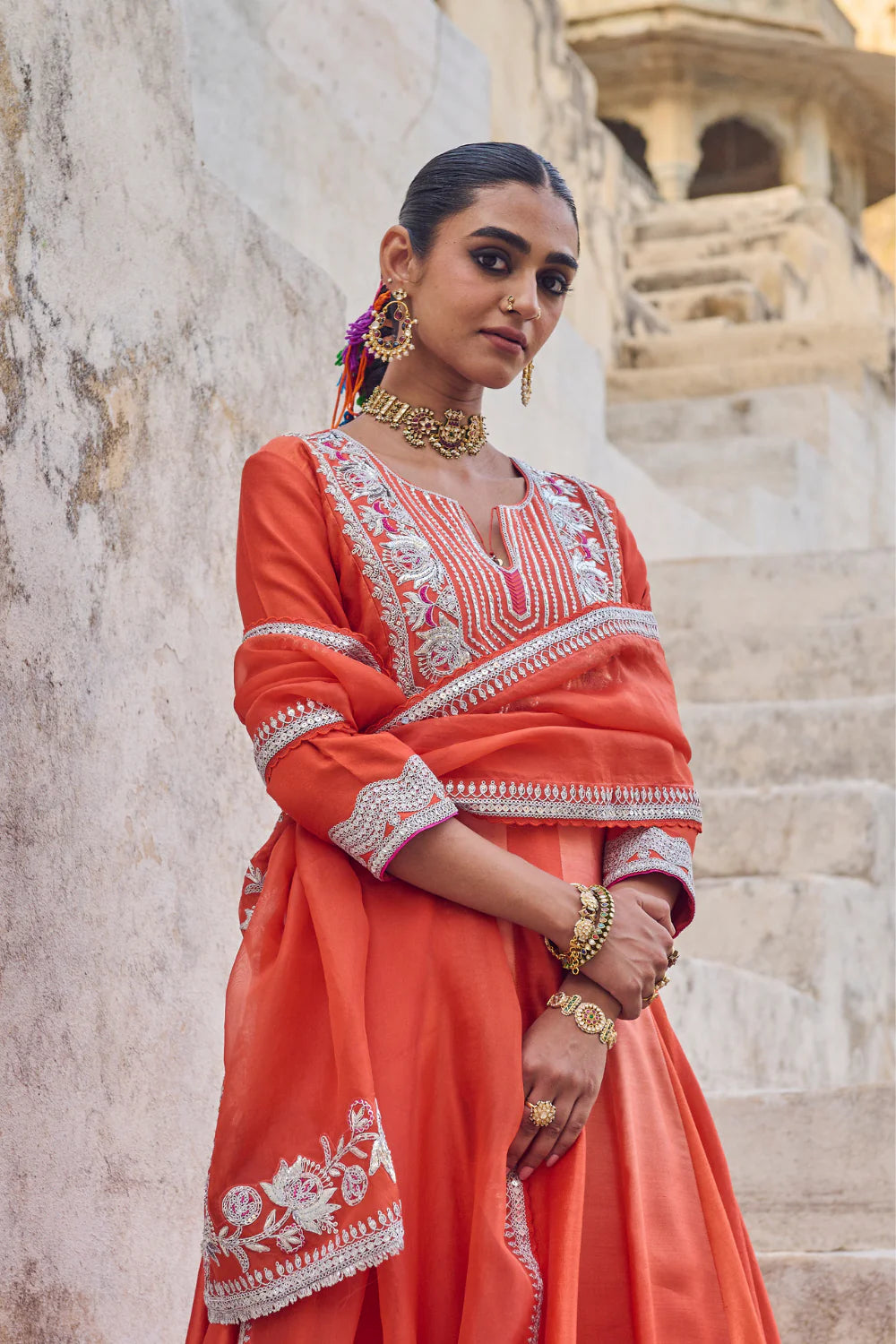 Saanjh Kamal Anarkali Set