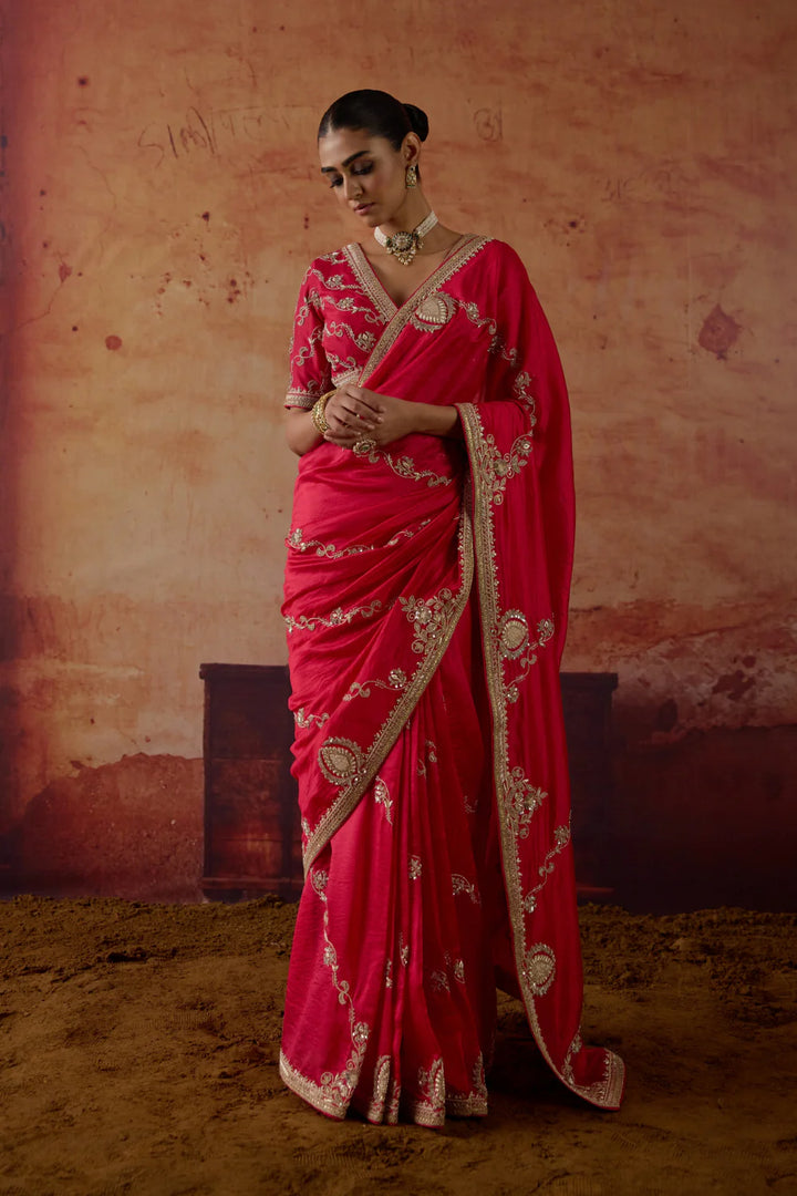 Sindoori Saree