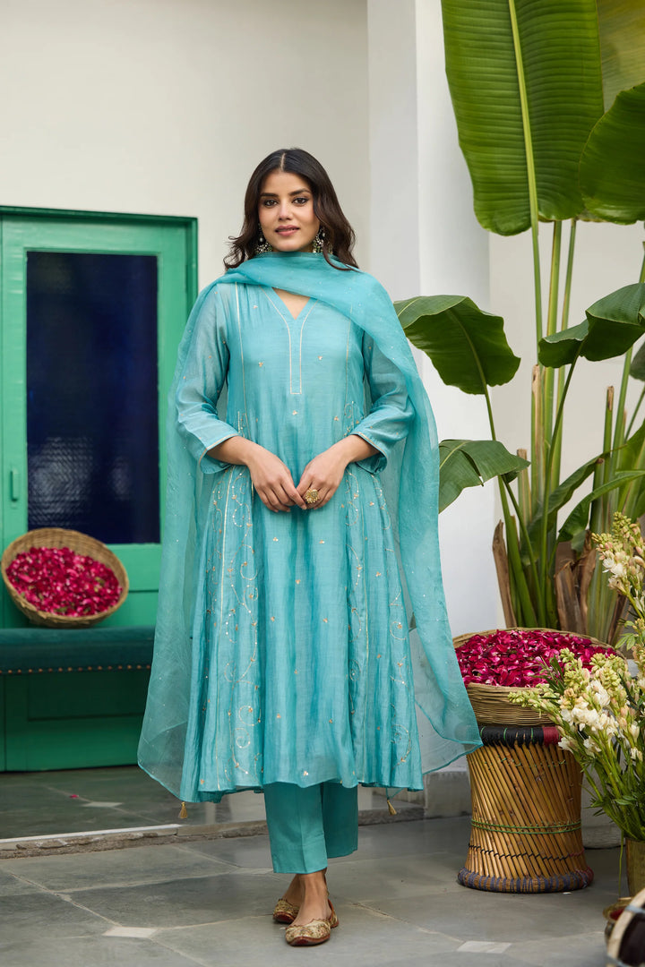 Sharmeeli Motichoor Kurta Set