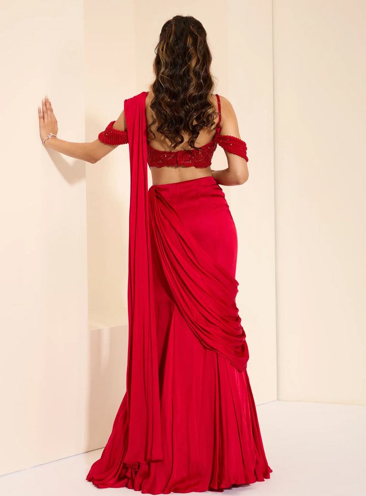 Scarlett Petal Bustier and Drape