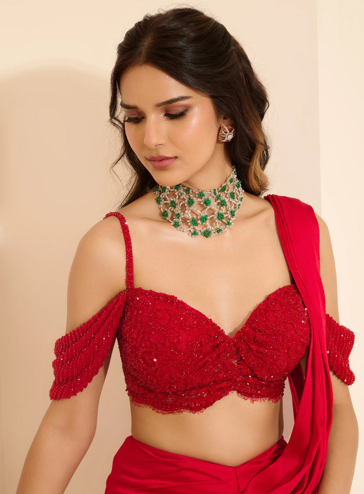 Scarlett Petal Bustier and Drape
