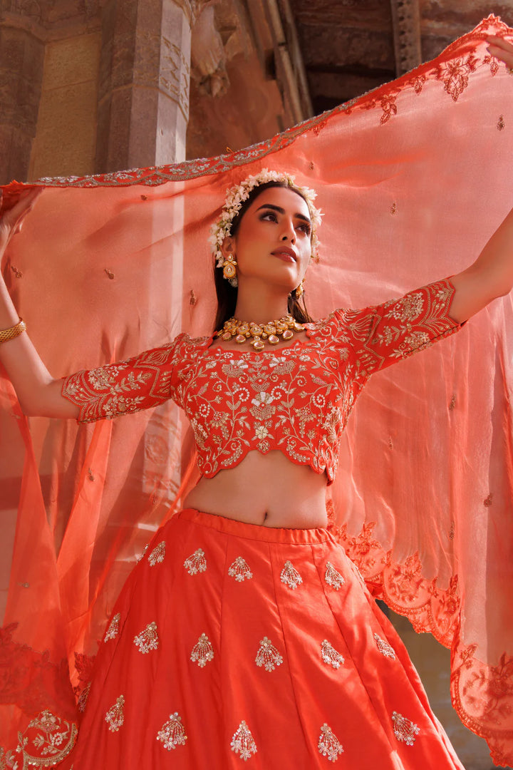 Sunlit Symphony Lehenga set