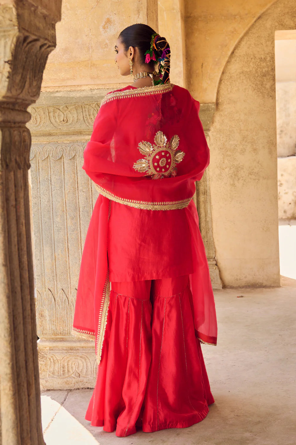 Sindoori Sharara Set