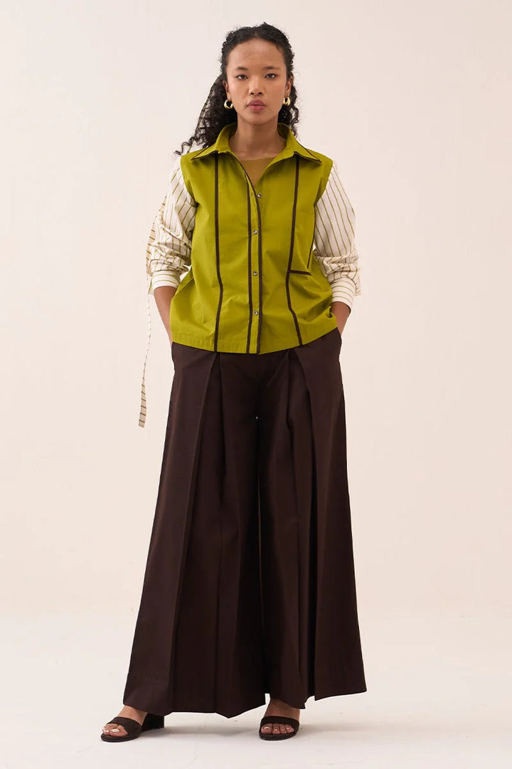 Stripe Sleeve Shirt Co-Ord (Set Of 2)