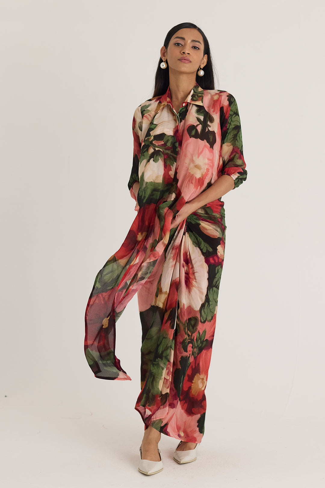 Scarlett Tie - Up Top & Skirt Set