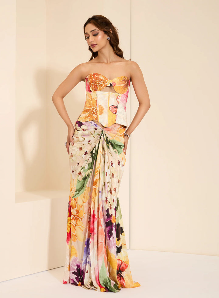 Serene Whispers Corset & Drape