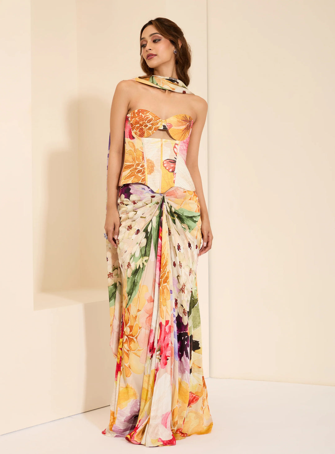 Serene Whispers Corset & Drape