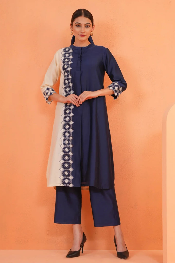 Origani Blue Symphony Suit Set
