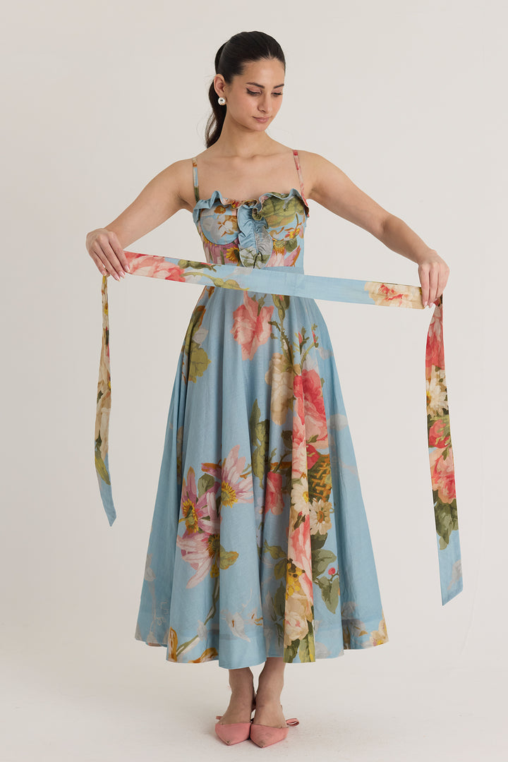 Taffy Cotton Frill Dress