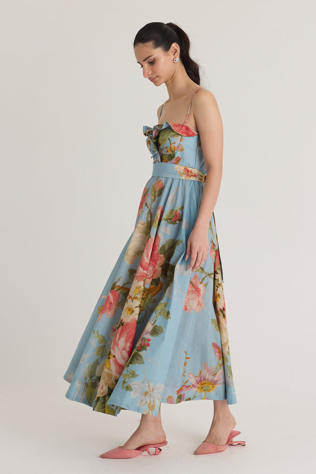 Taffy Cotton Frill Dress