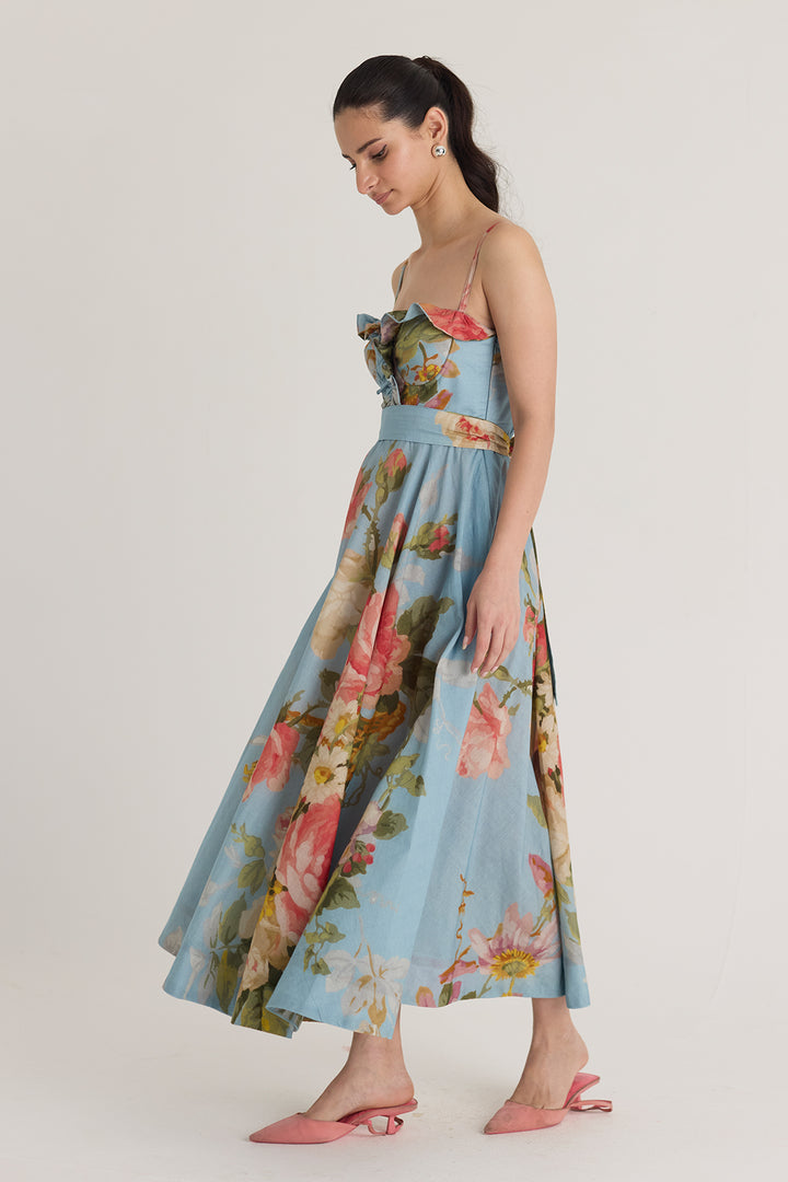 Taffy Cotton Frill Dress
