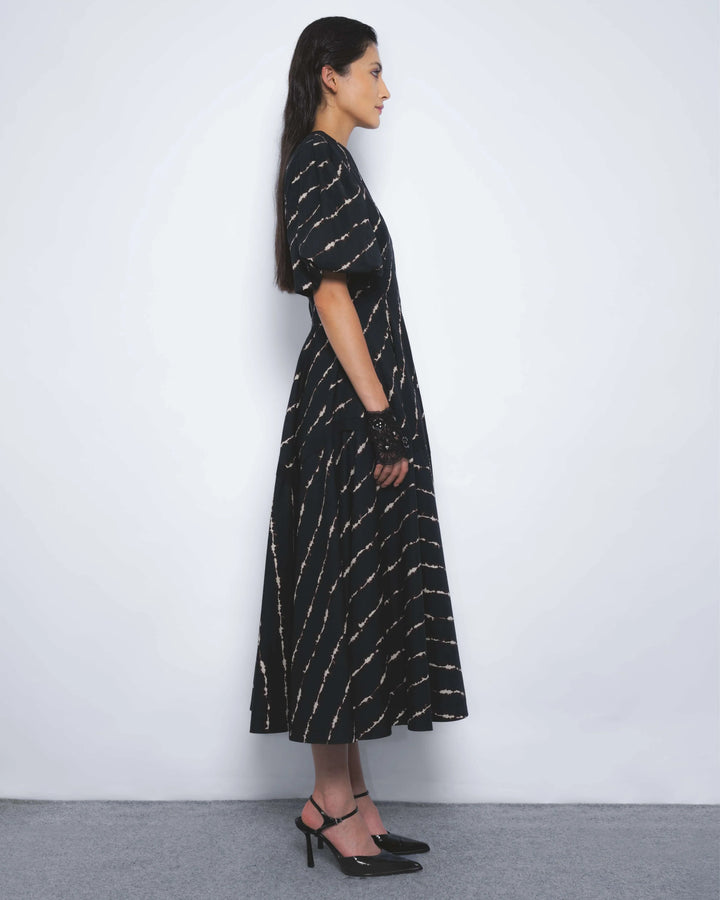 Thalia Dress in Spina Print