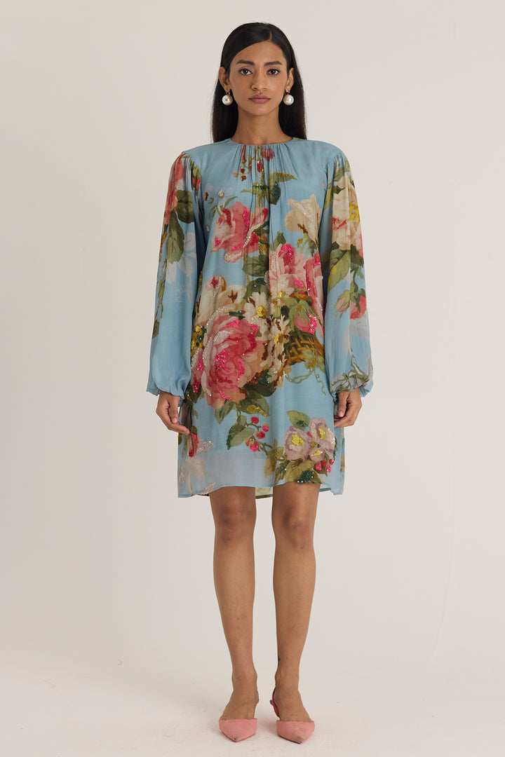 Taffy Embroidered Short Dress