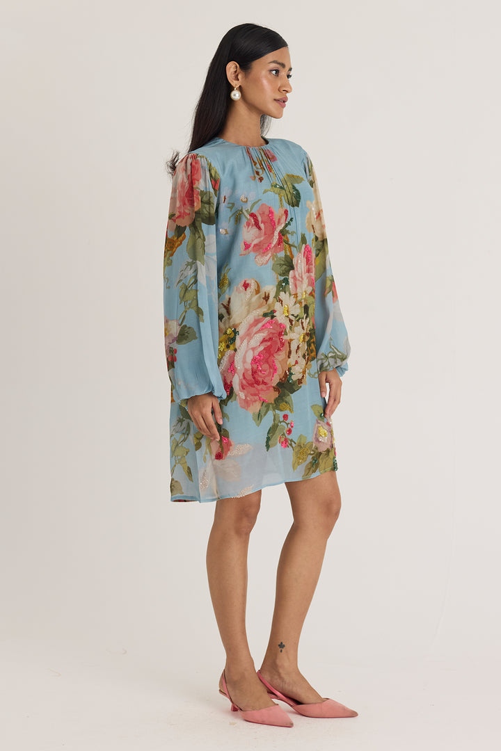 Taffy Embroidered Short Dress