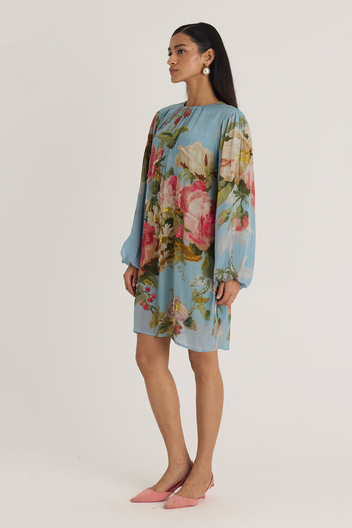 Taffy Embroidered Short Dress