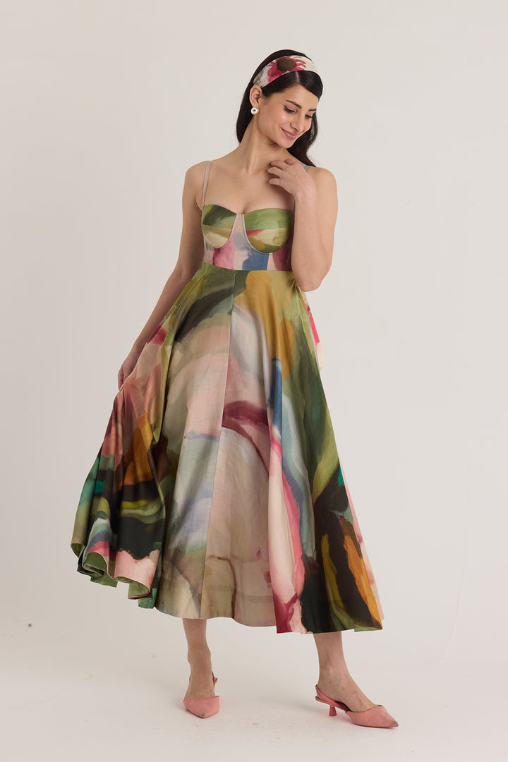 Tilly Flared Bralette Dress