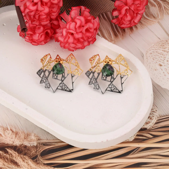 Titilating Triangles Small Earrings