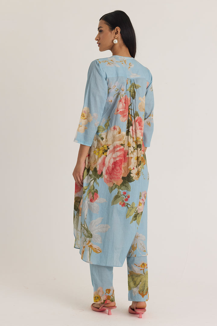 Taffy Long Cotton Kurta Set