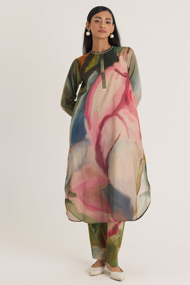 Tilly Long Cotton Kurta Set