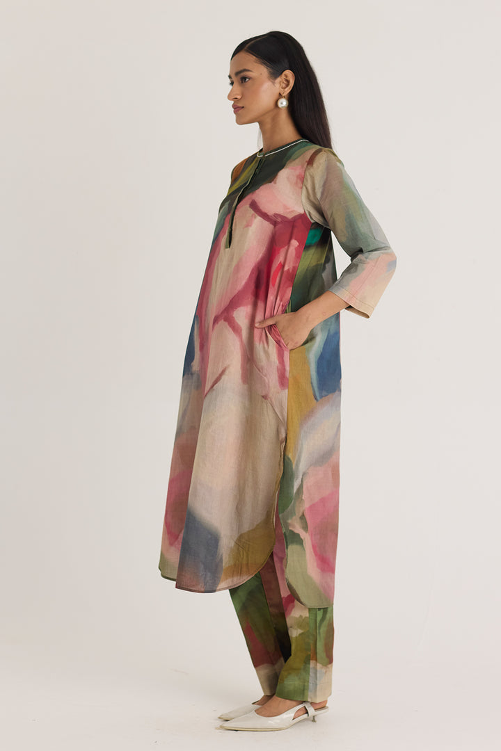 Tilly Long Cotton Kurta Set