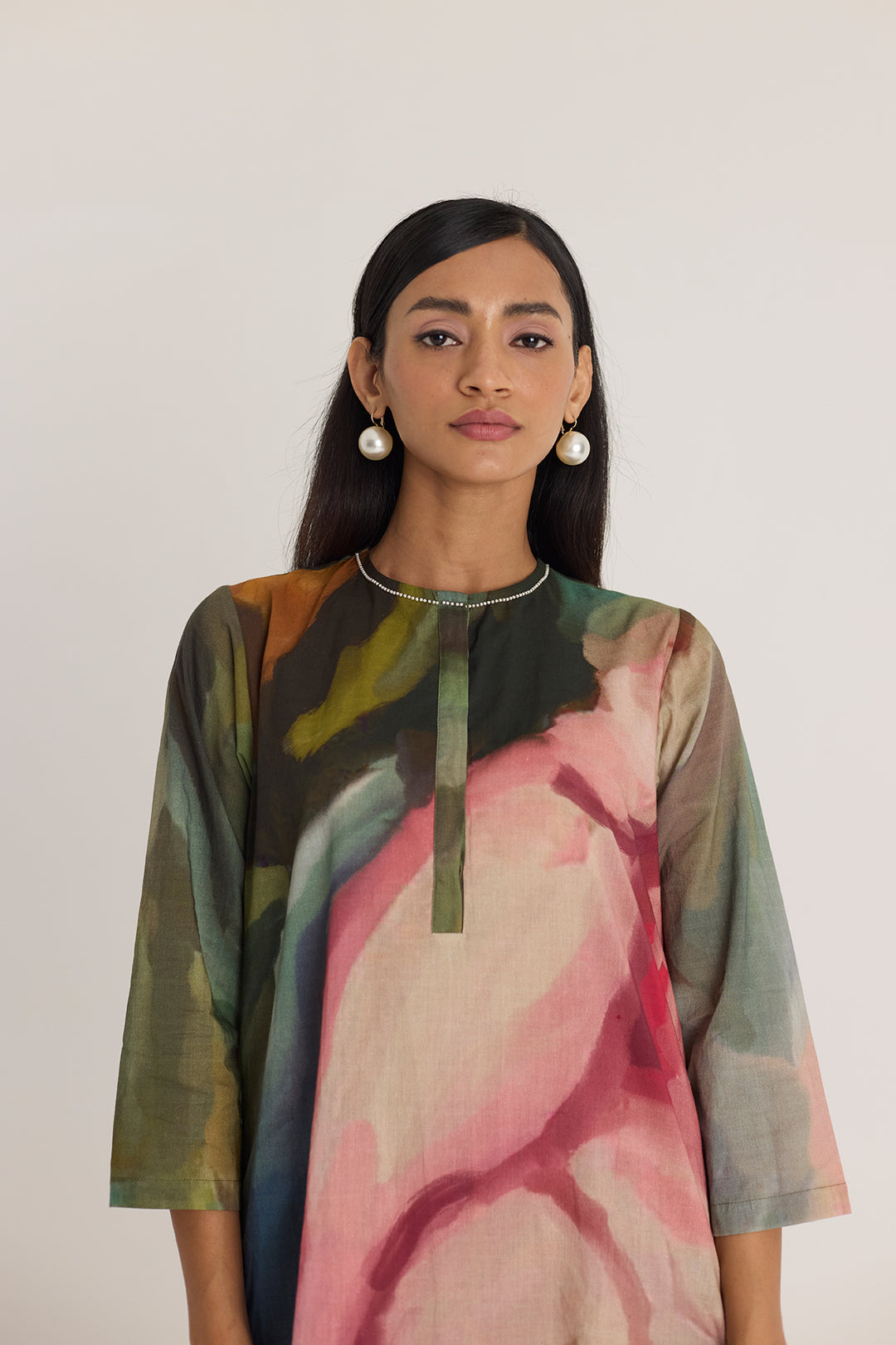 Tilly Long Cotton Kurta Set