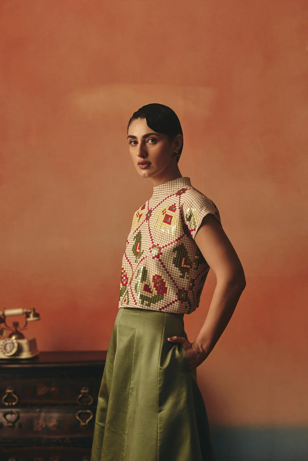 Tota Maina Skirt Set