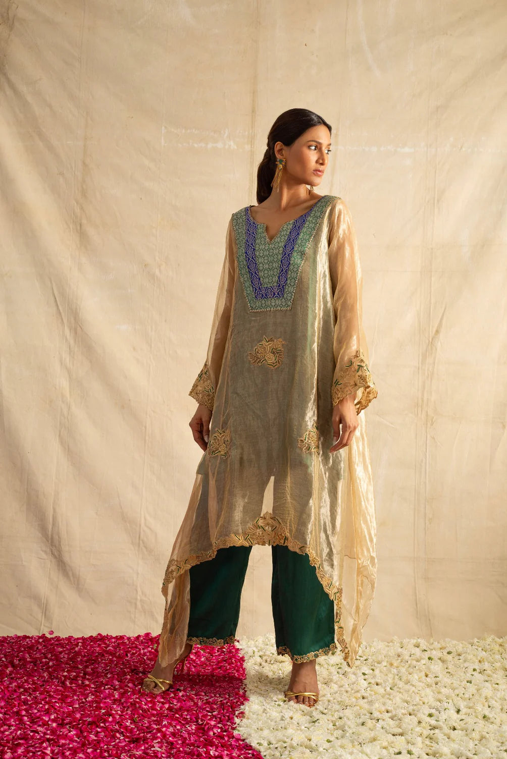 Tarini Suit Set in Green