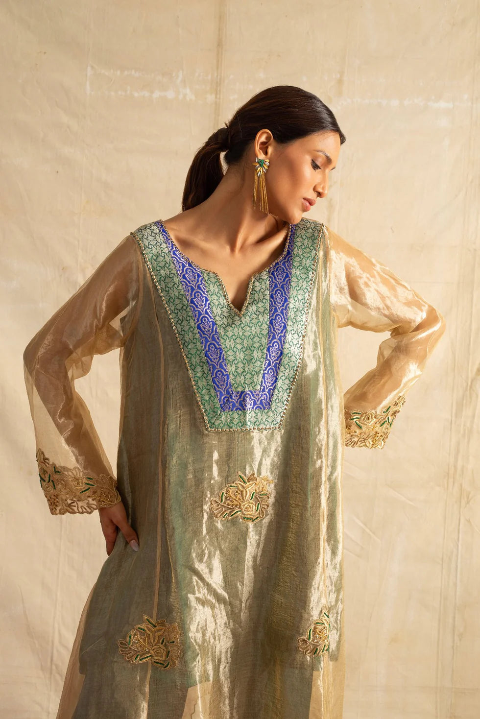 Tarini Suit Set in Green