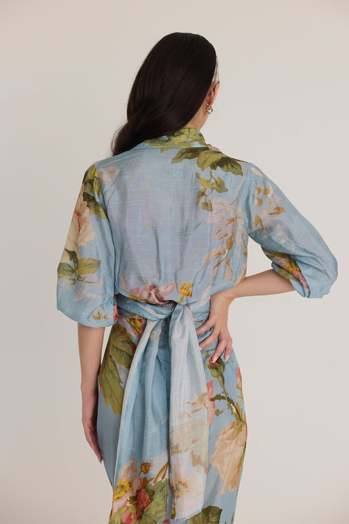 Taffy Tie-Up Top & Skirt Set