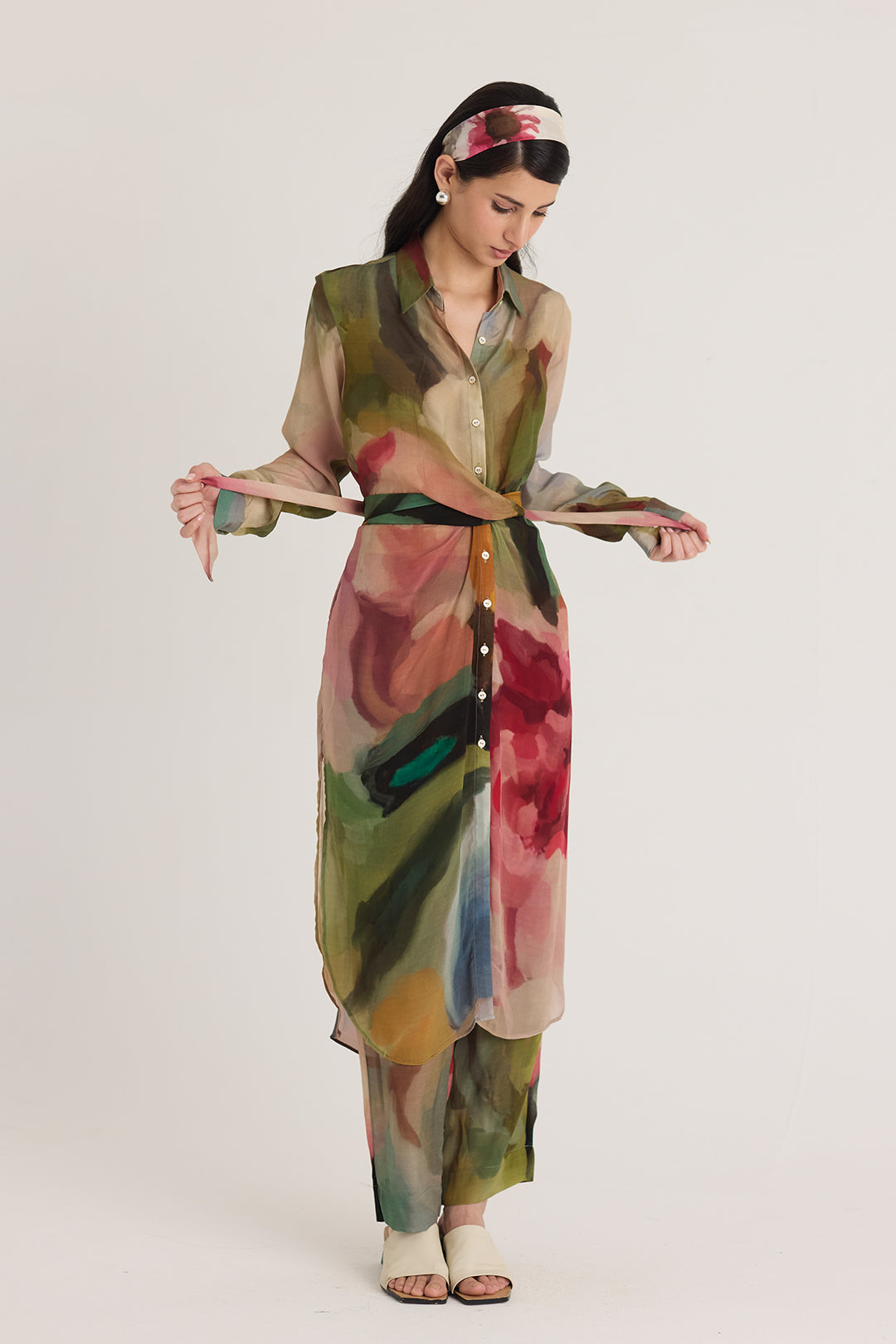Tilly Wrap Kurta Set