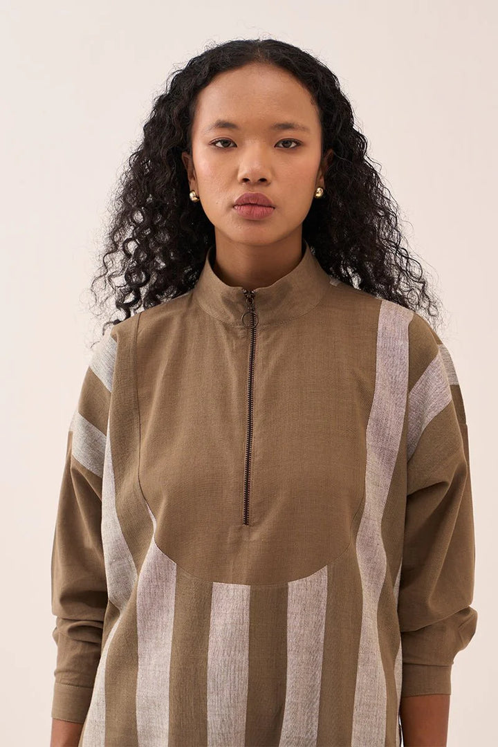 U-Yoke Stripe Tunic Co-Ord (Set of 2)