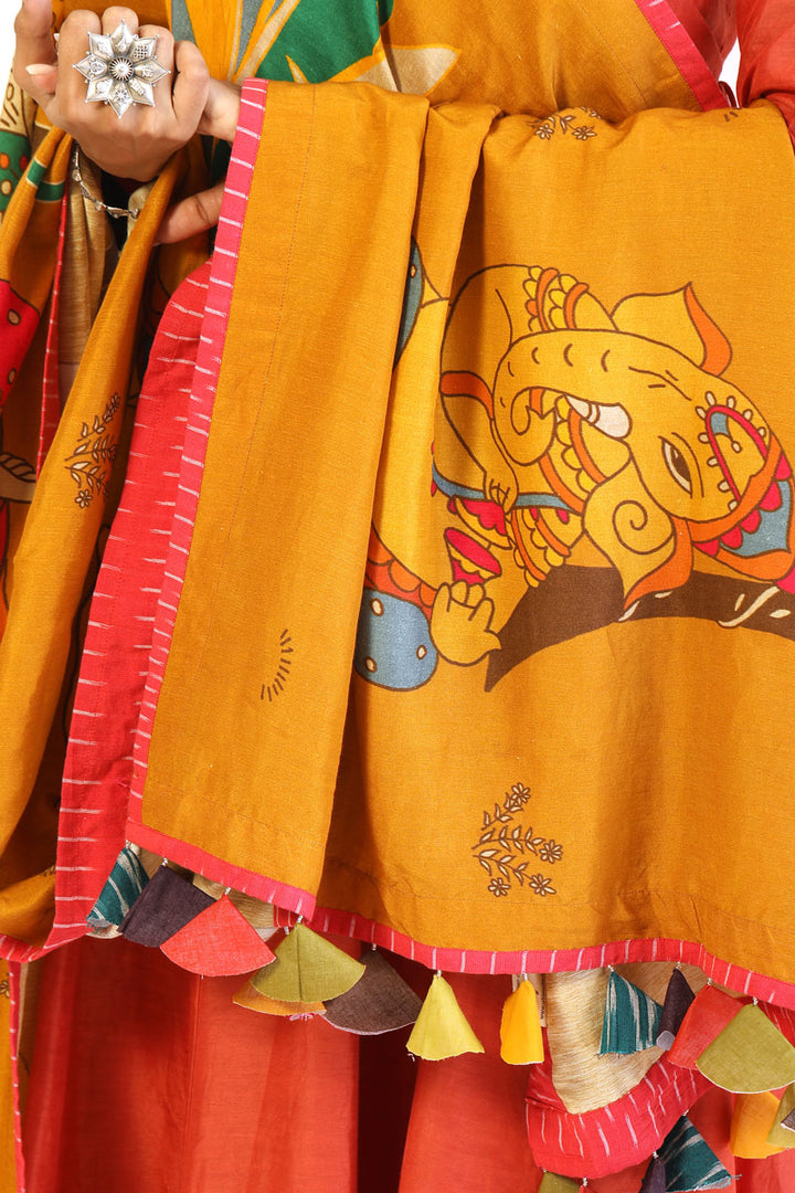 vakratunda dupatta