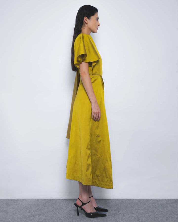 Velo Draped Dress