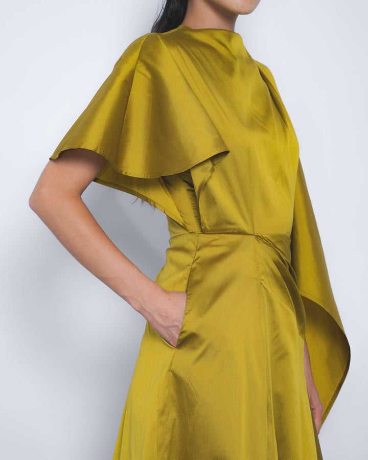 Velo Draped Dress