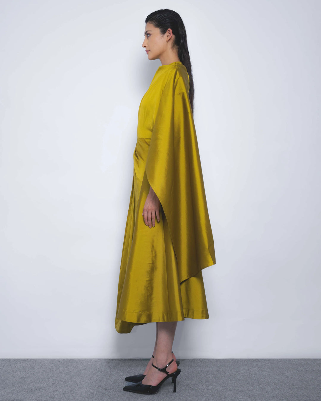Velo Draped Dress