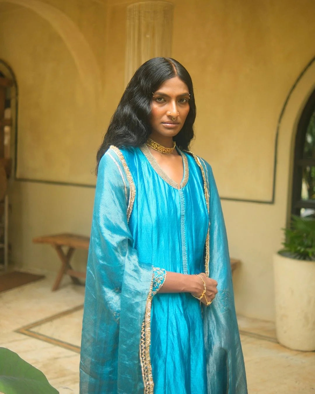 Kurta With Pants & Dupatta