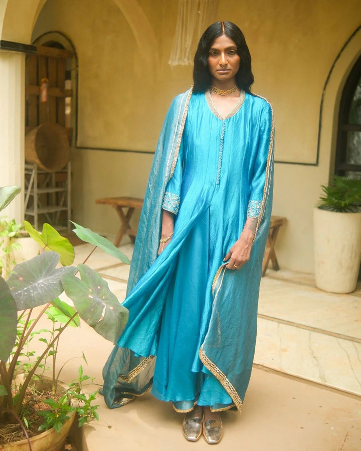 Kurta With Pants & Dupatta