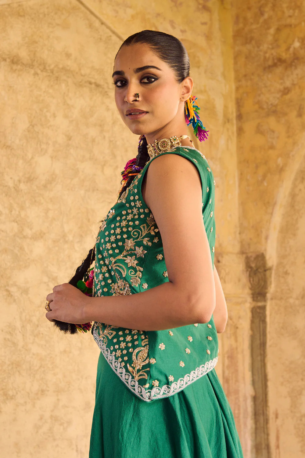 Vanhi Waist Coat Set