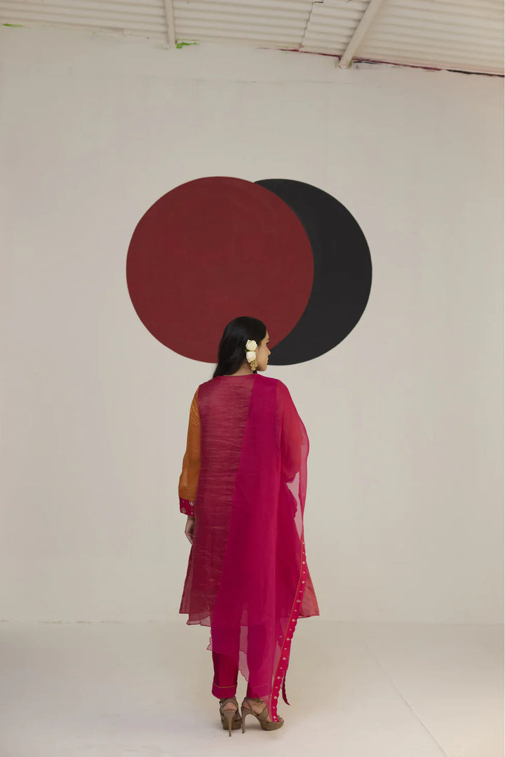 Rajeshwari suit set with dupatta