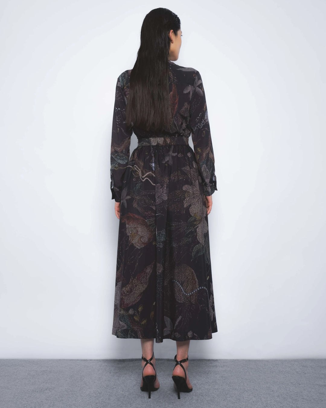 Wrap Dress in Silva Print