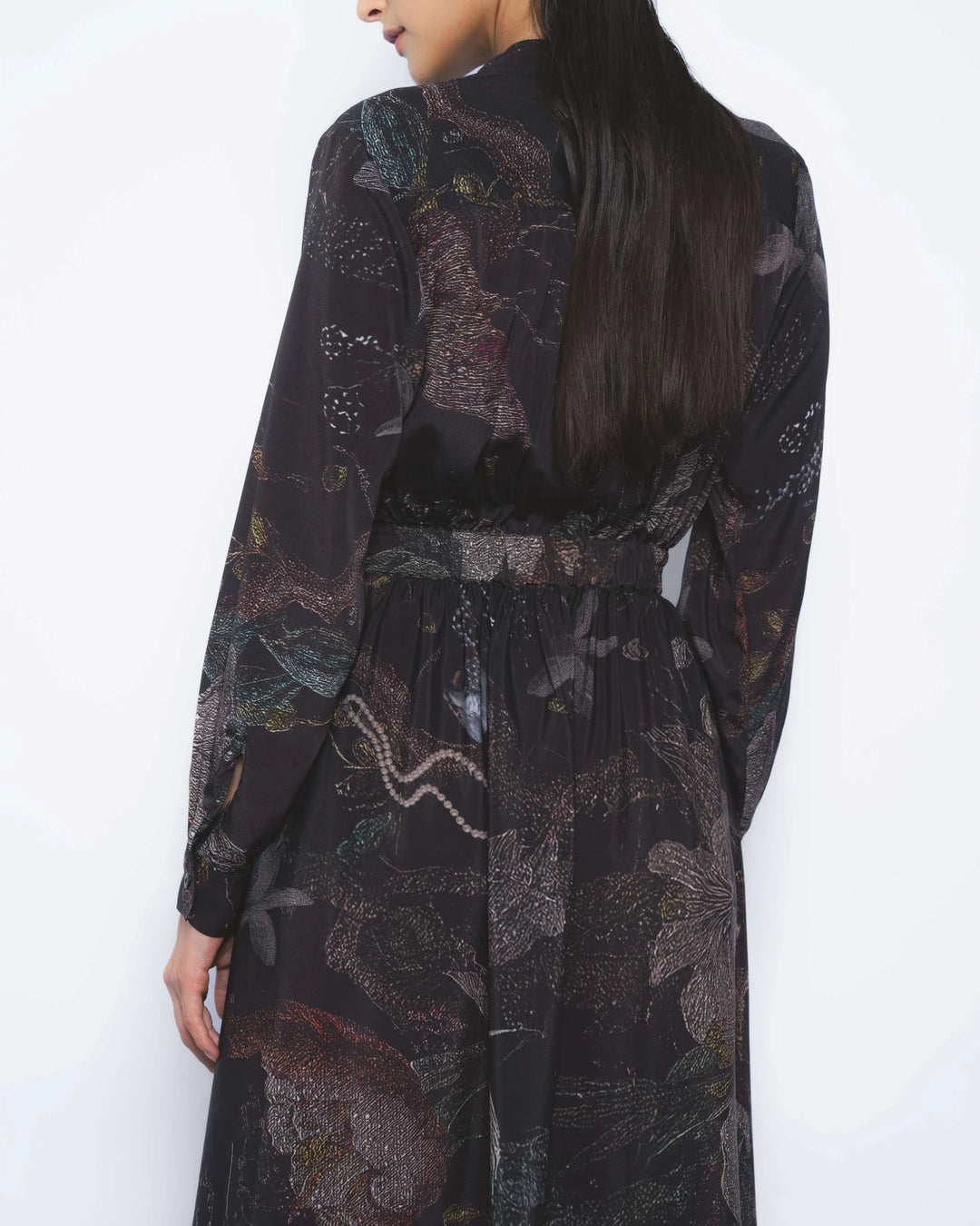 Wrap Dress in Silva Print