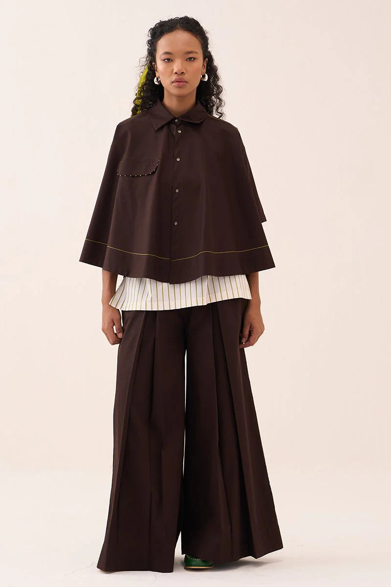 Wide Hem Shirt Co-ord (Set Of 2)