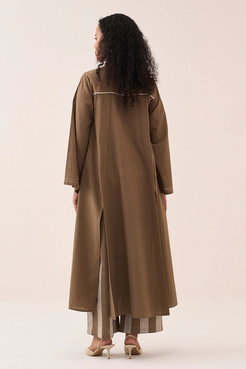 Wide Sleeve Panel Slit Shirt