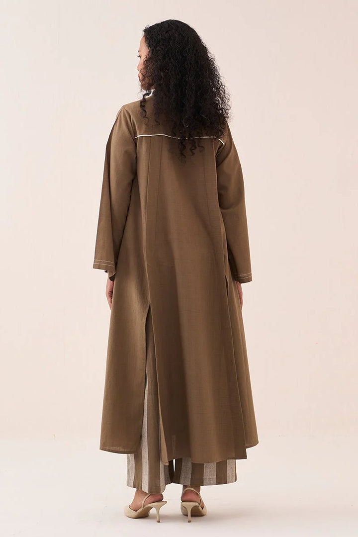 Wide Sleeve Panel Slit Shirt