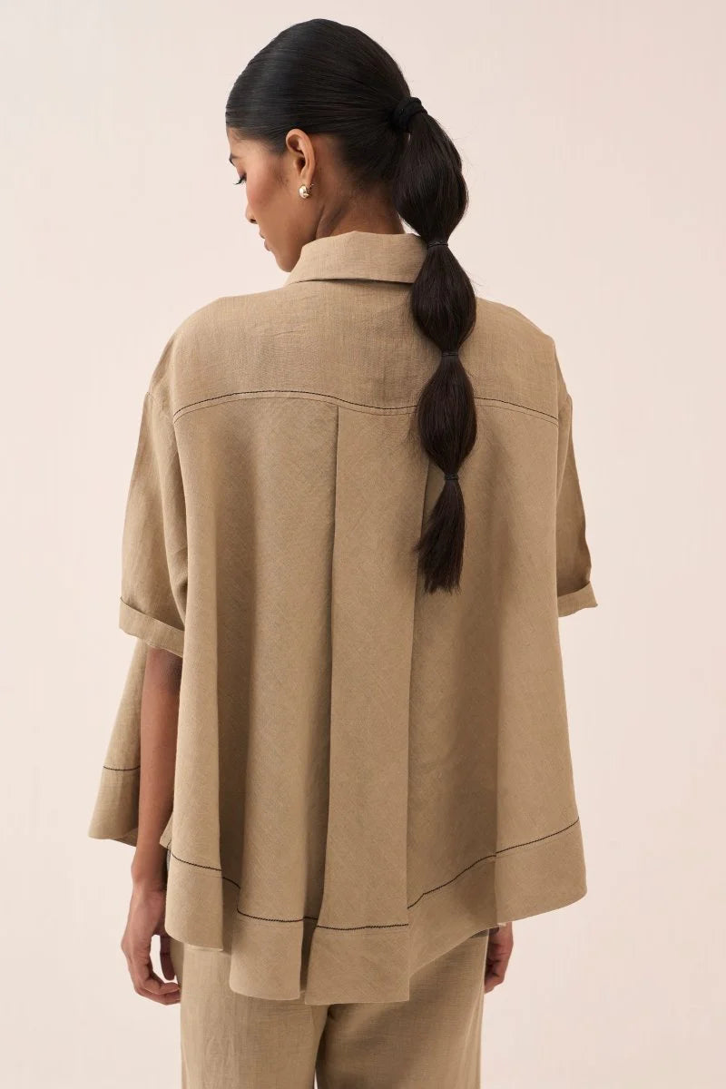 Wide Hem Shirt Co-Ord (Set Of 3)