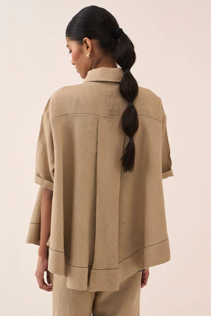 Wide Hem Shirt Co-Ord (Set Of 3)