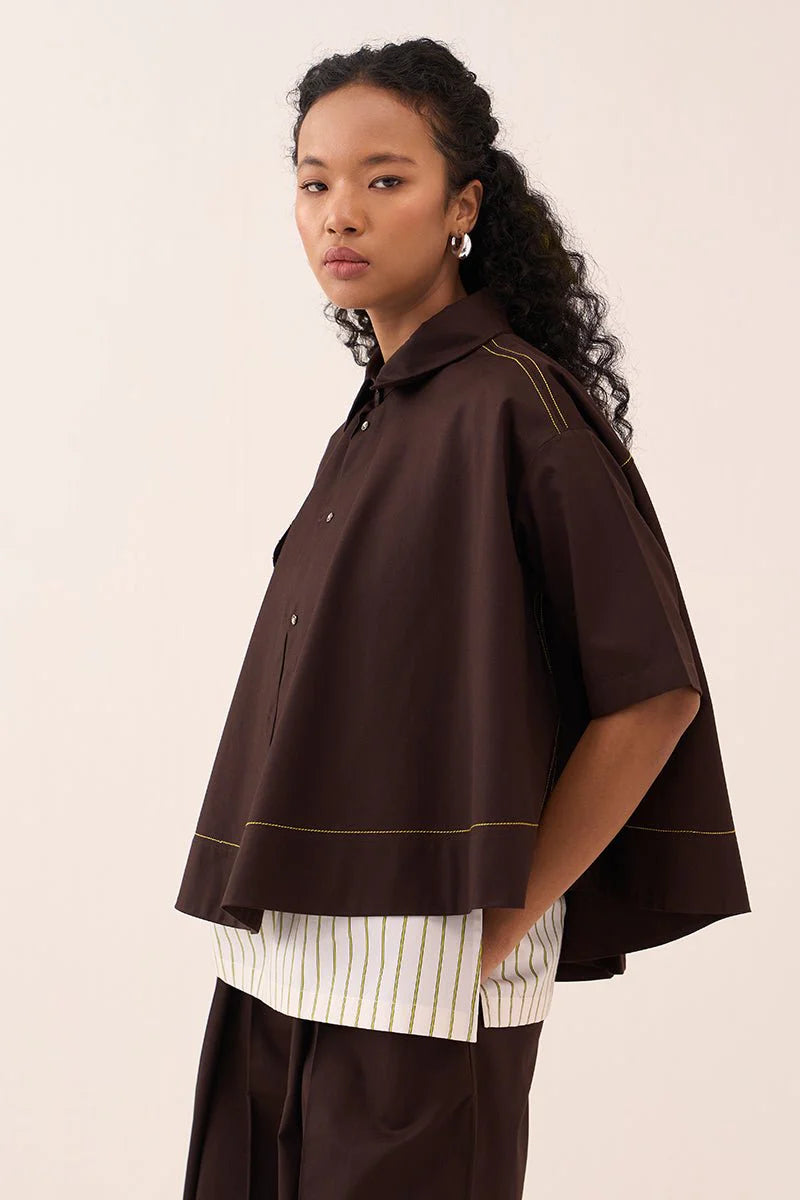 Wide Hem Shirt